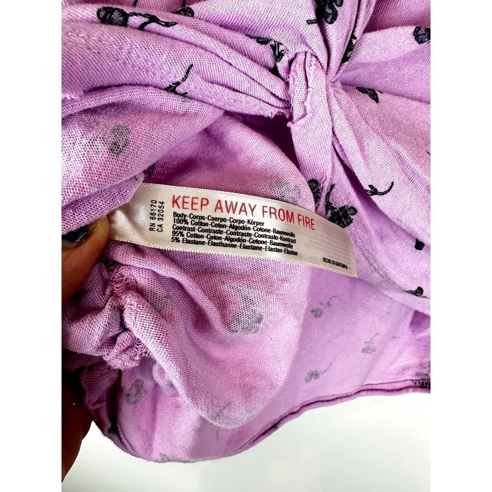 Gently Used Intimately Free People Lavender Twist-back Tee - Picture 7 of 7